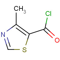 54237-09-1 4-Methyl-1,3-thiazole-5-carbonyl chloride chemical structure