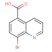 204782-96-7 8-Bromo-5-quinolinecaroxylic acid chemical structure