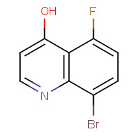 1065092-35-4 8-Bromo-5-fluoroquinolin-4-ol chemical structure