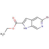 800401-70-1 Ethyl 5-bromo-1H-pyrrolo[2,3-c]pyridine-2-carboxylate chemical structure