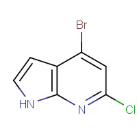 942920-50-5 4-Bromo-6-chloro-1H-pyrrolo[2,3-b]pyridine chemical structure
