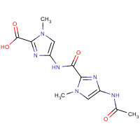 484017-92-7 4-(4-Acetamido-1-methyl-1H-imidazole-2-carboxamido )-1-methyl-1H-imidazole-2-carboxylic acid chemical structure