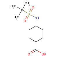 342578-12-5 (1R,4R)-4-(1,1-Dimethylethylsulfonamido)-cyclohexanecarboxylic acid chemical structure