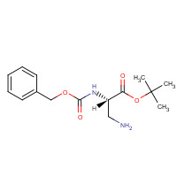77215-55-5 (S)-3-Amino-2-Cbz-aminopropionic acid tert-butyl ester chemical structure