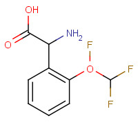1101781-50-3 Amino-(2-trifluoromethoxy-phenyl)-acetic acid chemical structure