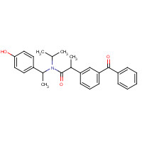 1173289-66-1 (S)-2-(3-Benzoylphenyl)-N-(4-hydroxyphenethyl)-N-isopropylpropanamide chemical structure