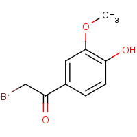 69638-06-8 2-Bromo-1-(4-hydroxy-3-methoxyphenyl)ethanone chemical structure