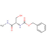 19647-68-8 (S)-Benzyl 3-hydroxy-1-(methylamino)-1-oxopropan-2-ylcarbamate chemical structure