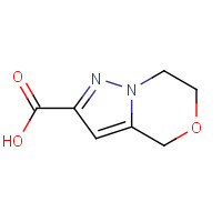 1219694-53-7 6,7-Dihydro-4H-pyrazolo[5,1-c][1,4]oxazine-2-carboxylic acid chemical structure