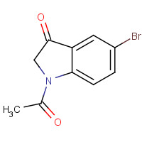 106698-07-1 1-Acetyl-5-bromoindolin-3-one chemical structure