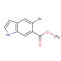 1227267-28-8 Methyl 5-bromo-1H-indole-6-carboxylate chemical structure