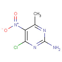 13162-24-8 4-Chloro-6-methyl-5-nitropyrimidin-2-amine chemical structure