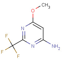 16097-49-7 6-Methoxy-2-trifluoromethyl-pyrimidin-4-ylamine chemical structure