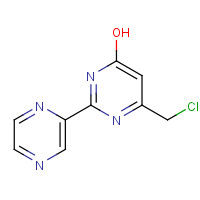 955887-08-8 6-(Chloromethyl)-2-(pyrazin-2-yl)pyrimidin-4-ol chemical structure