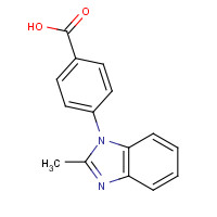 1021144-32-0 4-(2-Methyl-1H-benzo[d]imidazol-1-yl)benzoic acid chemical structure
