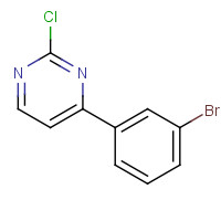 499195-47-0 4-(3-Bromophenyl)-2-chloropyrimidine chemical structure