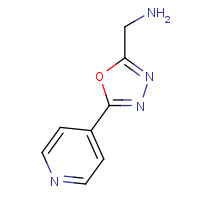 803603-49-8 (5-(Pyridin-4-yl)-1,3,4-oxadiazol-2-yl)methanamine chemical structure