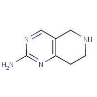 124458-31-7 5,6,7,8-Tetrahydropyrido[4,3-d]pyrimidin-2-amine chemical structure