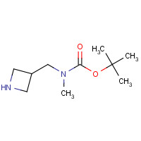 1053655-53-0 tert-Butyl azetidin-3-ylmethyl(methyl)carbamate chemical structure