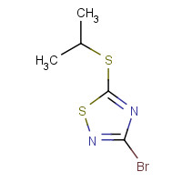 36955-40-5 3-Bromo-5-(isopropylthio)-1,2,4-thiadiazole chemical structure