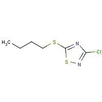36955-36-9 5-(Butylthio)-3-chloro-1,2,4-thiadiazole chemical structure