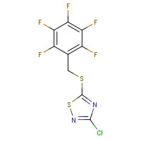 36955-45-0 3-Chloro-5-(perfluorobenzylthio)-1,2,4-thiadiazole chemical structure