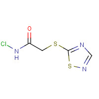 36950-05-7 2-(3-Chloro-1,2,4-thiadiazol-5-ylthio)acetamide chemical structure