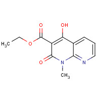 77276-17-6 Ethyl 4-hydroxy-1-methyl-2-oxo-1,2-dihydro-1,8-naphthyridine-3-carboxylate chemical structure