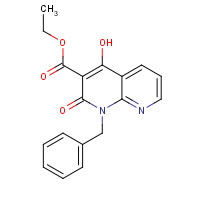 179064-00-7 Ethyl 1-benzyl-4-hydroxy-2-oxo-1,2-dihydro-1,8-naphthyridine-3-carboxylate chemical structure