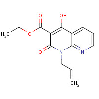 82360-75-6 Ethyl 1-allyl-4-hydroxy-2-oxo-1,2-dihydro-1,8-naphthyridine-3-carboxylate chemical structure