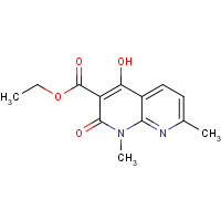 69407-72-3 Ethyl 4-hydroxy-1,7-dimethyl-2-oxo-1,2-dihydro-1,8-naphthyridine-3-carboxylate chemical structure