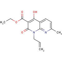69407-71-2 Ethyl 1-allyl-4-hydroxy-7-methyl-2-oxo-1,2-dihydro-1,8-naphthyridine-3-carboxylate chemical structure