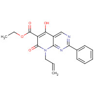 76360-63-9 Ethyl 8-allyl-5-hydroxy-7-oxo-2-phenyl-7,8-dihydropyrido[2,3-d]pyrimidine-6-carboxylate chemical structure