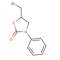 98963-12-3 5-(Bromomethyl)-3-phenyl-1,3-oxazolidin-2-one chemical structure