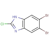 142356-67-0 5,6-Dibromo-2-chloro-1H-1,3-benzodiazole chemical structure