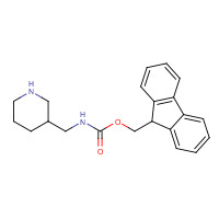 672310-14-4 9H-Fluoren-9-ylmethyl N-(piperidin-3-ylmethyl)-carbamate chemical structure