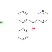 10447-38-8 1-Azabicyclo[2.2.2]oct-3-yl(diphenyl)methanol hydrochloride chemical structure