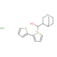 57734-76-6 1-Azabicyclo[2.2.2]oct-3-yl(di-2-thienyl)methanol hydrochloride chemical structure
