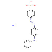 554-73-4 Sodium 4-[(4-anilinophenyl)diazenyl]-benzenesulfonate chemical structure