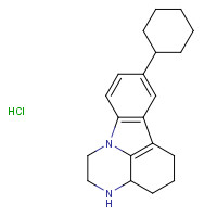 135991-95-6 8-Cyclohexyl-2,3,3a,4,5,6-hexahydro-1H-pyrazino[3,2,1-jk]carbazole hydrochloride chemical structure