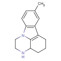 60762-57-4 8-Methyl-2,3,3a,4,5,6-hexahydro-1H-pyrazino-[3,2,1-jk]carbazole methanesulfonate chemical structure