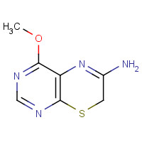 37497-00-0 4-Methoxy-7H-pyrimido[4,5-b][1,4]thiazin-6-amine chemical structure