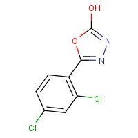 23767-45-5 5-(2,4-Dichlorophenyl)-1,3,4-oxadiazol-2-ol chemical structure