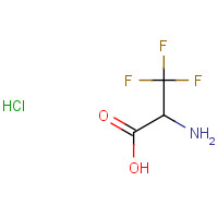 96105-72-5 2-Amino-3,3,3-trifluoro-propionic acid hydrochloride chemical structure