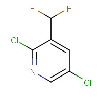 71701-93-4 2,5-Dichloro-3-(difluoromethyl)pyridine chemical structure