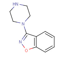 87691-89-2 3-Piperazin-1-yl-1,2-benzisoxazole chemical structure