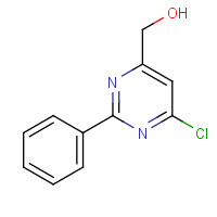 325685-75-4 (6-Chloro-2-phenylpyrimidin-4-yl)methanol chemical structure