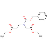 51814-17-6 Ethyl 3-(((benzyloxy)carbonyl)-(2-ethoxy-2-oxoethyl)amino)propanoate chemical structure