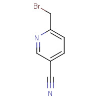 158626-15-4 6-Bromomethyl-nicotinonitrile chemical structure