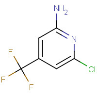 34486-23-2 6-Chloro-4-trifluoromethyl-pyridin-2-ylamine chemical structure